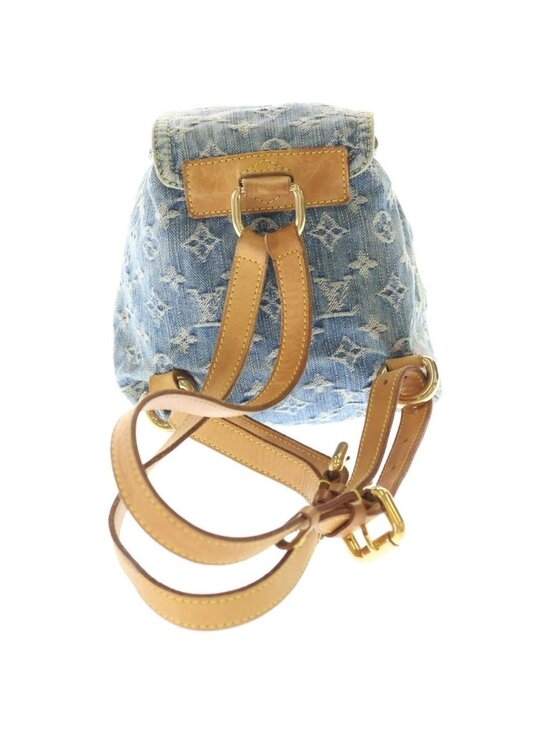 Louis Vuitton Monogram Denim Sac a Dos PM Backpack Blue